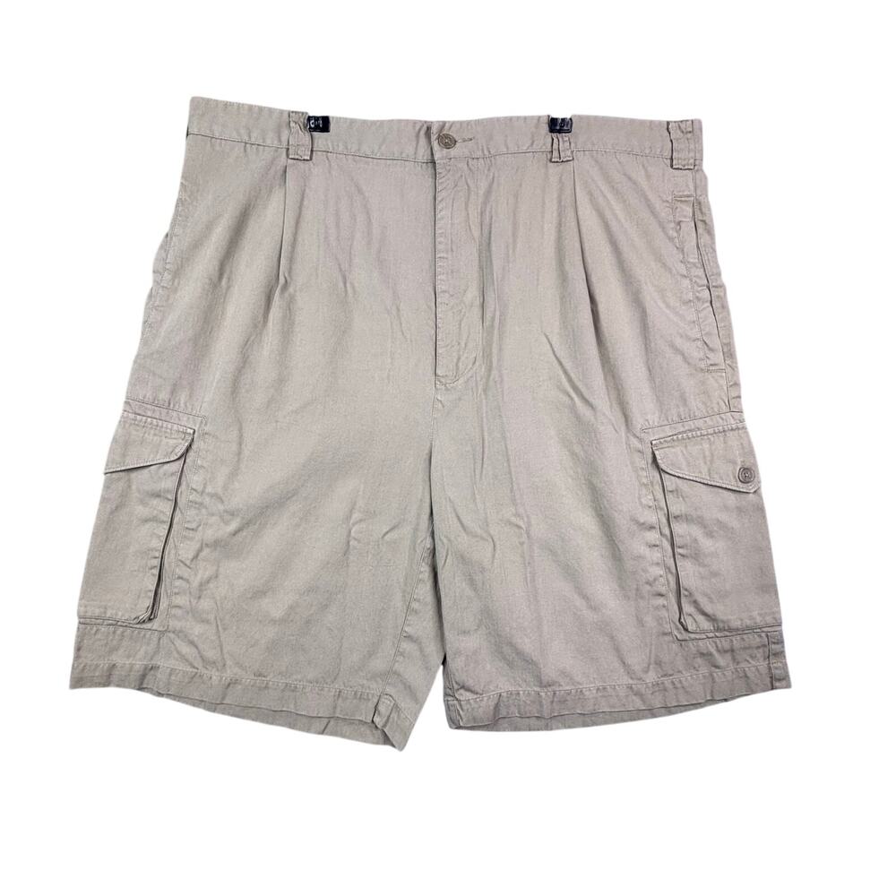 Island Republic Beige Cargo Shorts Silk Cotton Men's Size 40‎